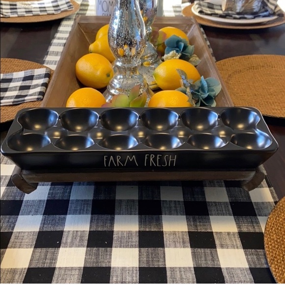 COPY - Rae Dunn Farm Fresh Egg Holder 🥚 🥚 - Picture 2 of 3